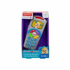 Controle Remoto Cachorrinho Azul Educativo - Fisher Price na internet