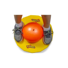 Pogobol Estrela Amarelo e Laranja Brinquedo Clássico - 4Best Play - e-commerce de brinquedos infantis