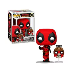 Boneco Funko Pop! Deadpool & Wolverine Deadpool com Headpool