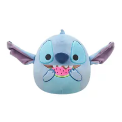 Pelúcia Squishmallows Disney Stitch 20cm Comendo Melancia