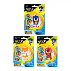 Kit 3x Goo Jit Zu Sonic Minis - Sonic Tails e Knuckles