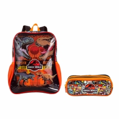 Kit Mochila Costas e Estojo Jurassic World Battle Sestini - comprar online