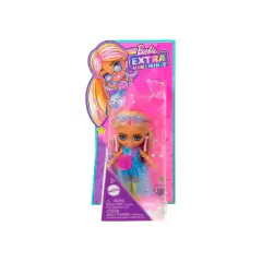 Boneca Barbie Extra Mini Minis Vestido Azul - Mattel - comprar online