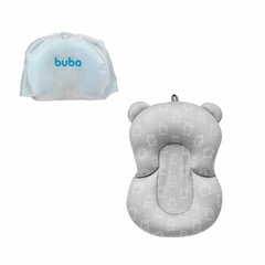 Almofada de Banho para Bebês Ursinho Cinza - Buba
