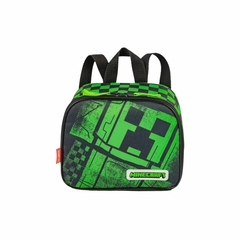 Lancheira Minecraft M Plus Acid c/ pote mantimentos Sestini