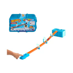 Hot Wheels Conjunto Ice Crash Track Builder c/ carrinho
