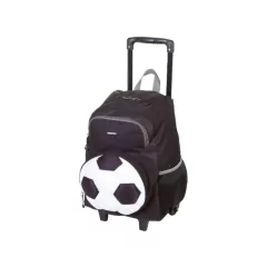 Mochila de Rodinha Grande X Futebol Preto e Branco - Sestini - comprar online