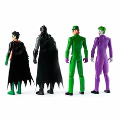 4 Figuras Batalha DC 30cm Batman Robin Coringa e Charada - loja online