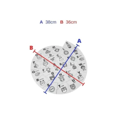 Brinquedo Quebra Cabeça Alfabeto Caracol Babebi - 4Best Play - e-commerce de brinquedos infantis