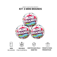 Kit 3x Mini Brands Bolinha Surpresa Mini Geladeira na internet