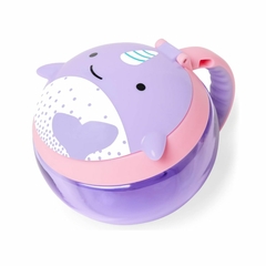 Porta Snack Skip Hop Baleia Narval - Potinho para lanche - comprar online