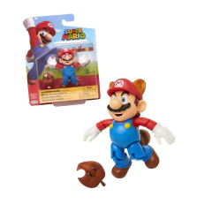 Boneco Super Mario Bros Articulado Mario Guaxinim 10cm