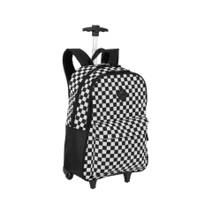 Mochila Escolar Rodinha Sestini Rolling Xadrez - 4Best Play - e-commerce de brinquedos infantis