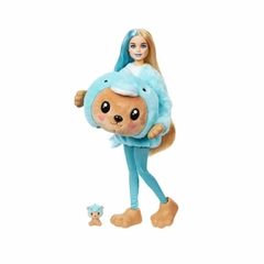 Boneca Barbie Cutie Reveal 10 Surpresas Urso / Golfinho Azul na internet