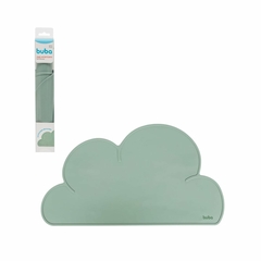 Jogo Americano Infantil em Silicone Nuvem Verde - Buba