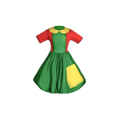 Fantasia Infantil Chiquinha Vestido Turma do Chaves