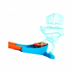 Hot Wheels Conjunto Ice Crash Track Builder c/ carrinho