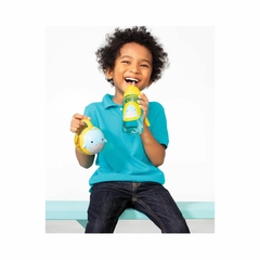 Garrafinha Skip Hop Tubarão Flip com Canudo e Alça - 4Best Play - e-commerce de brinquedos infantis