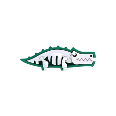 Imagem do Brinquedo Magnético de Montar Half Toys Crocodilo