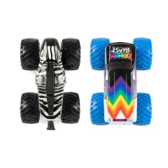 Carrinho Monster Jam 1:64 Racing Stripes x Rainbow Blast - loja online