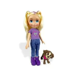 Boneca Polly Pocket Polly Cuidando do Seu Pet 36cm - loja online