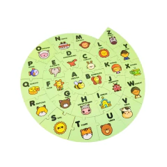 Brinquedo Quebra Cabeça Alfabeto Caracol Babebi na internet