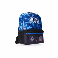 Mochila Costas Game Over Azul Sestini - 4Best Play - e-commerce de brinquedos infantis