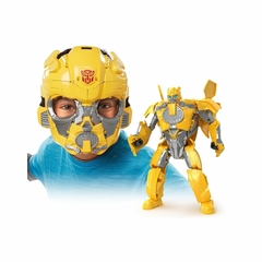 Máscara Bumblebee Transformers 2 em 1 Rise of The Beast na internet