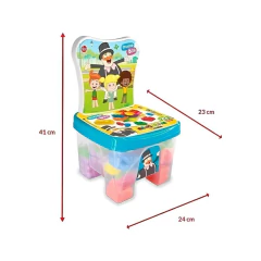 Cadeirinha Infantil Educadeira Mundo Bita com 27 Blocos - 4Best Play - e-commerce de brinquedos infantis