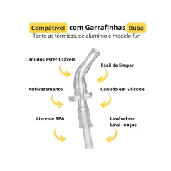 Canudo Repositor Silicone Buba Compatível Div Modelos 12123 - 4Best Play - e-commerce de brinquedos infantis