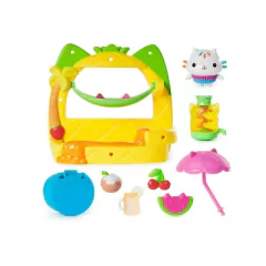 Playset Varanda Gabby's Dollhouse Coquetel Frutas Cakey Cat - 4Best Play - e-commerce de brinquedos infantis