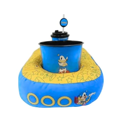 Almofada Kit Cinema Balde Pipoca Copo c/ Canudo Sonic - 4Best Play - e-commerce de brinquedos infantis