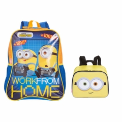 Kit Escolar Mochila Gamer e Lancheira Minions Sestini - comprar online