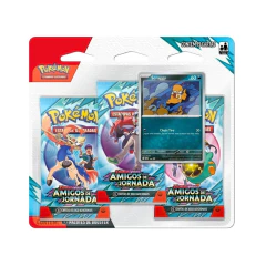 Pokémon Cartas TCG Amigos da Jornada Blister Triplo Scraggy - comprar online