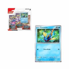 Pokémon Cartas TCG Forças Temporais Blister Triplo Carvanha - comprar online