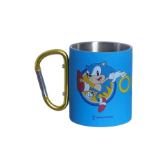 Caneca Mosquetão Sonic The Hedgehog Inox 300ml Zona Criativa - comprar online