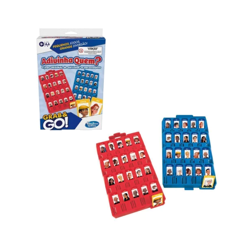 Jogo Adivinha Quem Portátil Grab&Go Hasbro