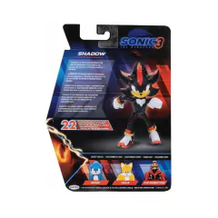 Boneco Articulado Sonic 3 The Hedgehog Filme Shadow - loja online