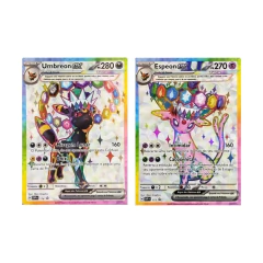 Pokémon Cartas Box Evoluções Prismáticas Espeon Umbreon Ex na internet