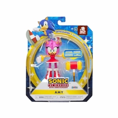 Boneco Sonic The Hedgehog Articulado 10cm Amy - comprar online