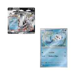 Pokémon TCG Raio Preto FogoBranco Blister Quádruplo Oshawott