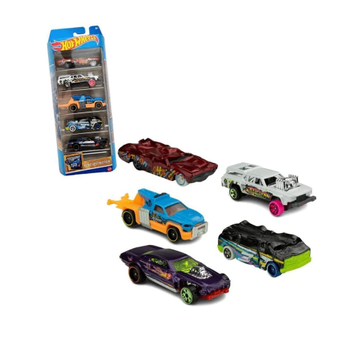 Hot Wheels Pack 05 carrinhos Die-cast Demo Destruction II