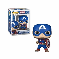 Boneco Funko Pop! Marvel Capitão América Clássico