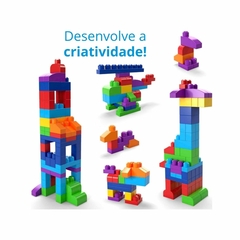 Brinquedo Educativo Sacola 80 Blocos Mega Bloks - Mattel - 4Best Play - e-commerce de brinquedos infantis