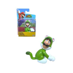 Super Mario Bros Brinquedo Colecionável Luigi Felino