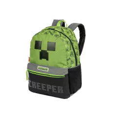 Mochila Costas Grande Minecraft Creeper - Sestini na internet