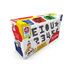 Brinquedo Educativo Caixa Encaixa Letras e Números Estrela - comprar online