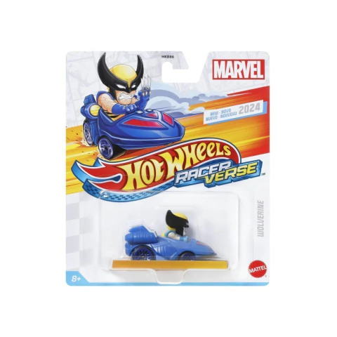 Hot Wheels Racer verse Marvel Wolverine