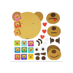 Brinquedo Educativo Ursinho Como Me Sinto Babebi na internet