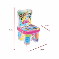 Cadeirinha Infantil Educakids Disney Princesas com 44 Blocos - 4Best Play - e-commerce de brinquedos infantis